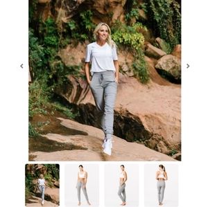 Ziya Heathered Gray Ascend Jogger